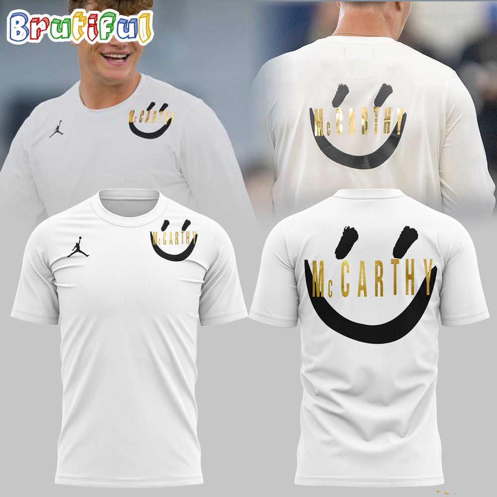Michigan Wolverine JJ McCarthy Pro Day 2024 Football T Shirt