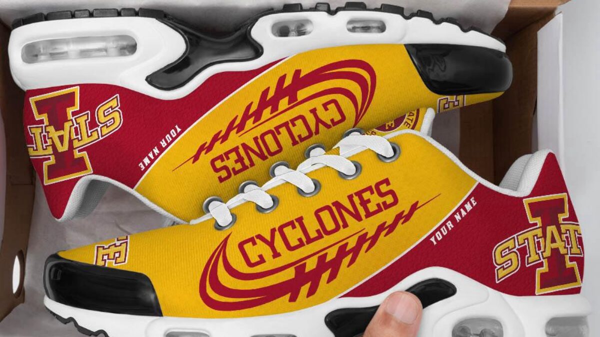 NCAA Iowa State Cyclones Sport Team Custom Air Max Plus Shoes