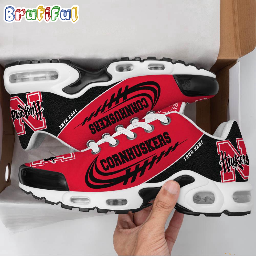 NCAA Nebraska Cornhuskers Sport Team Custom Air Max Plus Shoes