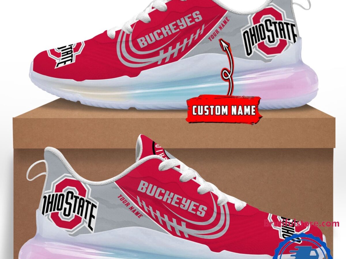 Ohio State Buckeyes Women's Script Canvas Shoes Slide Slip On