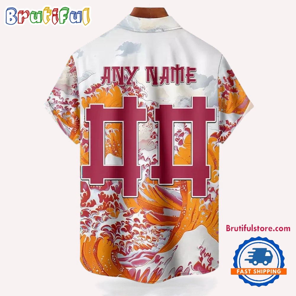 NFL Arizona Cardinals Football Special Great Wave Hawaiian Shirt 2