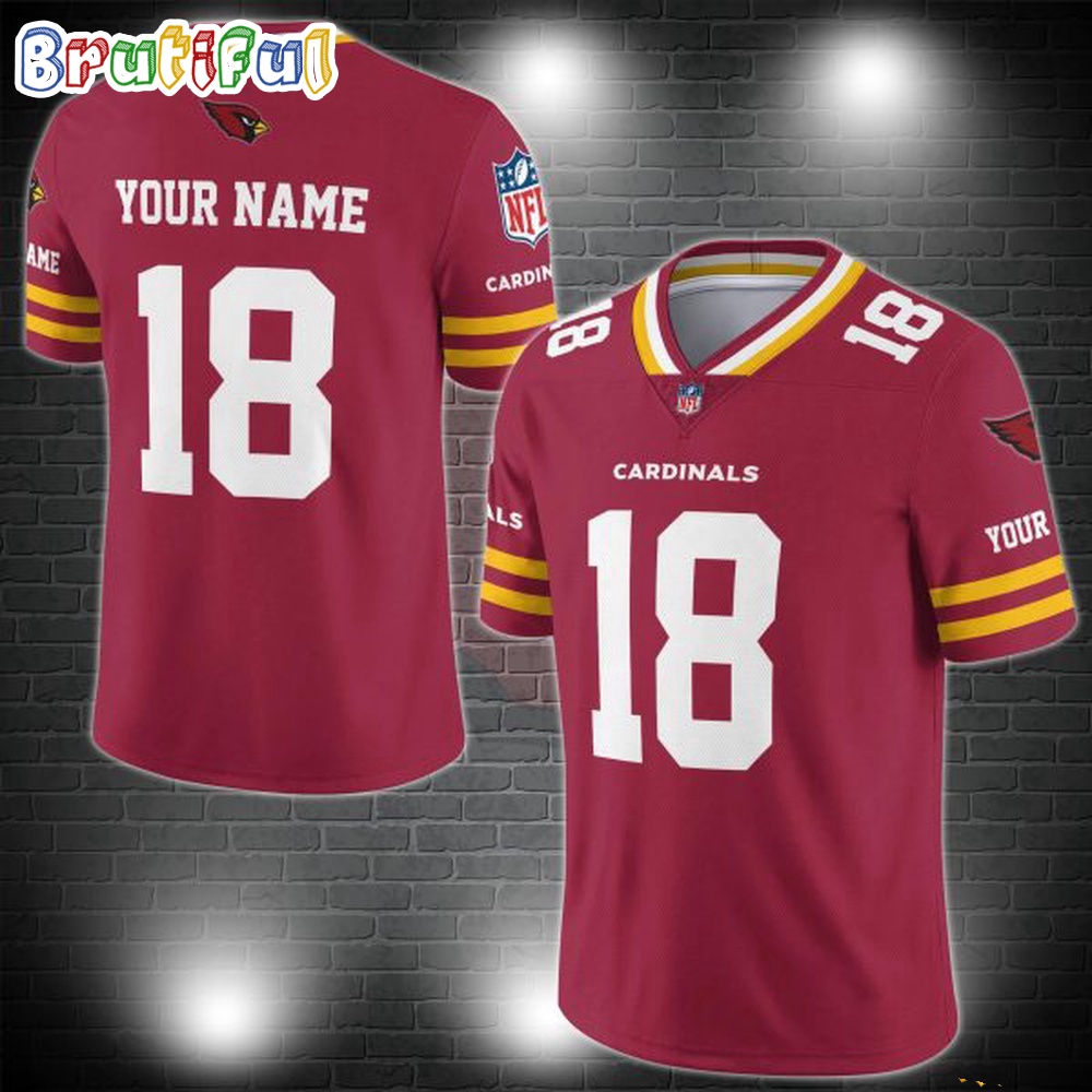NFL Arizona Cardinals Logo Team Custom Football Jersey Football Jersey Shirt