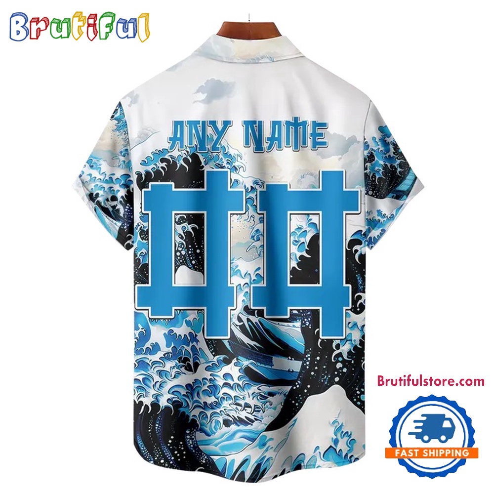 NFL Carolina Panthers Football Special Great Wave Hawaiian Shirt 2