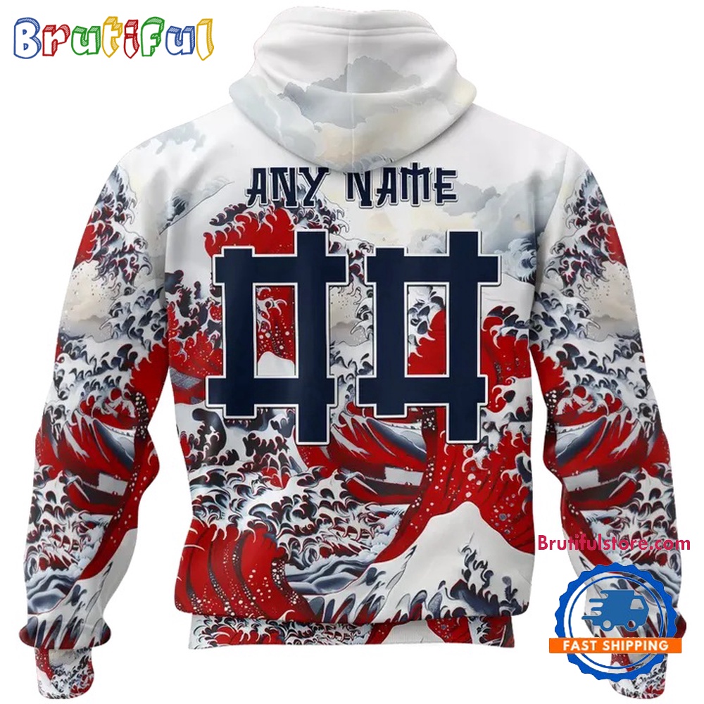 NFL Chicago Bears Football Great Wave All Over Print Hoodie 2