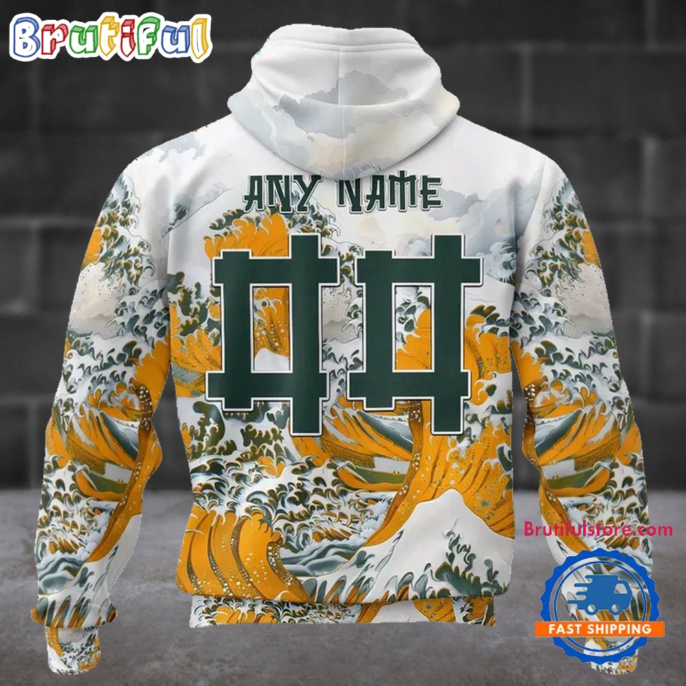NFL Green Bay Packers Football Great Wave All Over Print Hoodie 2