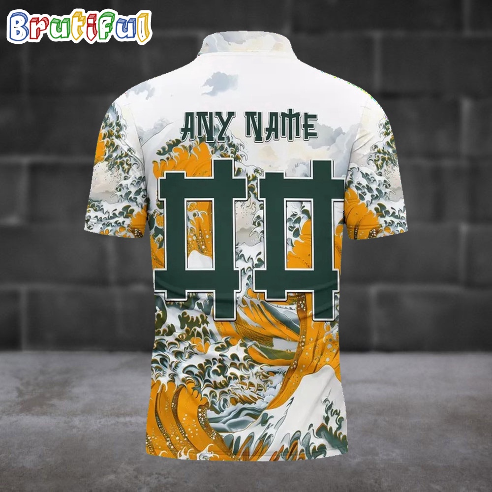 NFL Green Bay Packers Football Great Wave Polo Shirt 2