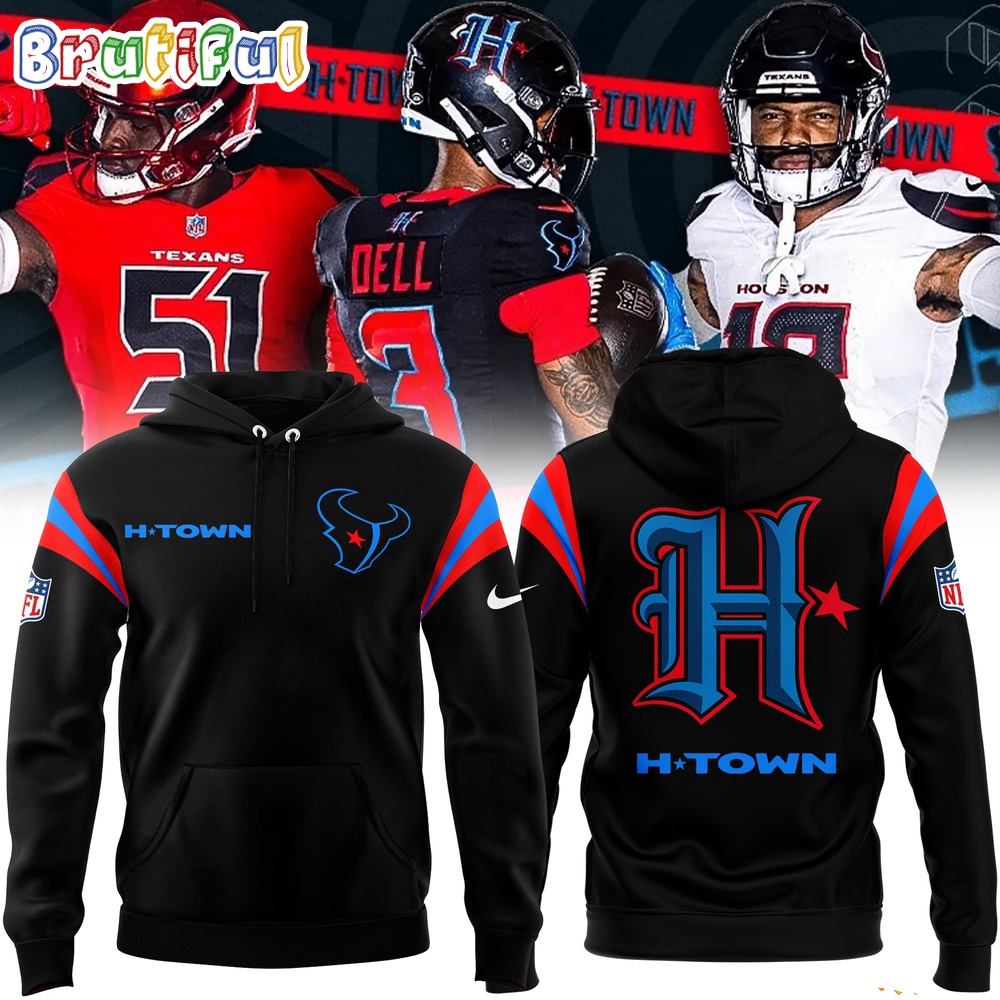 NFL Houston Texans H Town Blue 2024 Hoodie