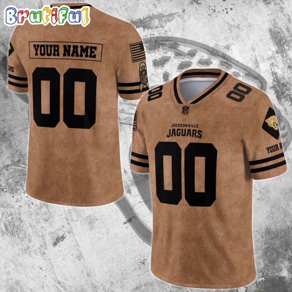 NFL Jacksonville Jaguars Special American Flag Veterans Football Jersey