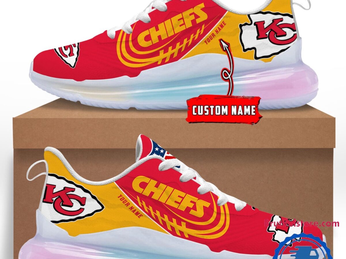 NFL Kansas City Chiefs Women's Rainbow Atmospheric Cushion Running
