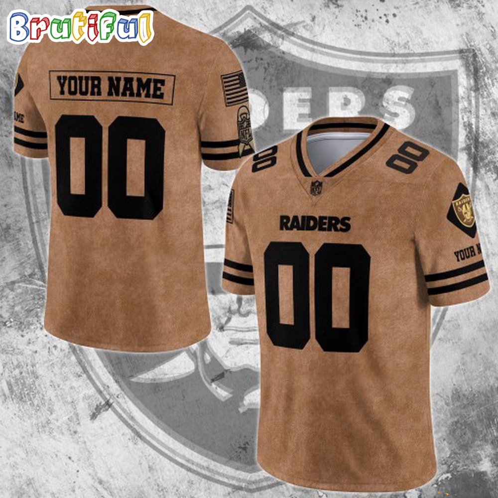 NFL Las Vegas Raiders Special American Flag Veterans Football Jersey