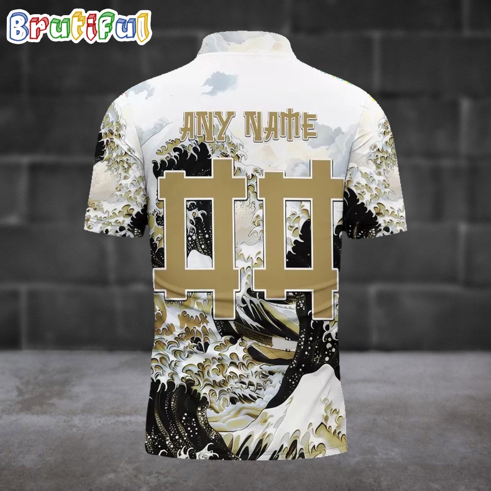 NFL New Orleans Saints Football Great Wave Polo Shirt 2