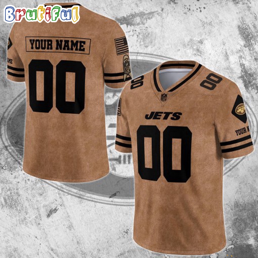 NFL New York Jets Special American Flag Veterans Football Jersey
