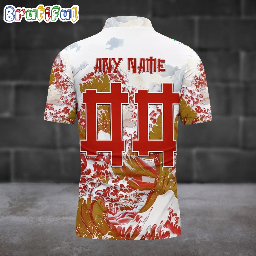 NFL San Francisco 49ers Football Great Wave Polo Shirt 2