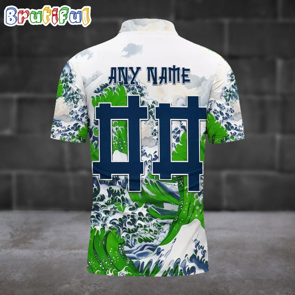 NFL Seattle Seahawks Football Great Wave Polo Shirt 2