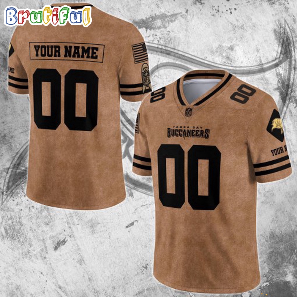 NFL Tampa Bay Buccaneers Special American Flag Veterans Football Jersey