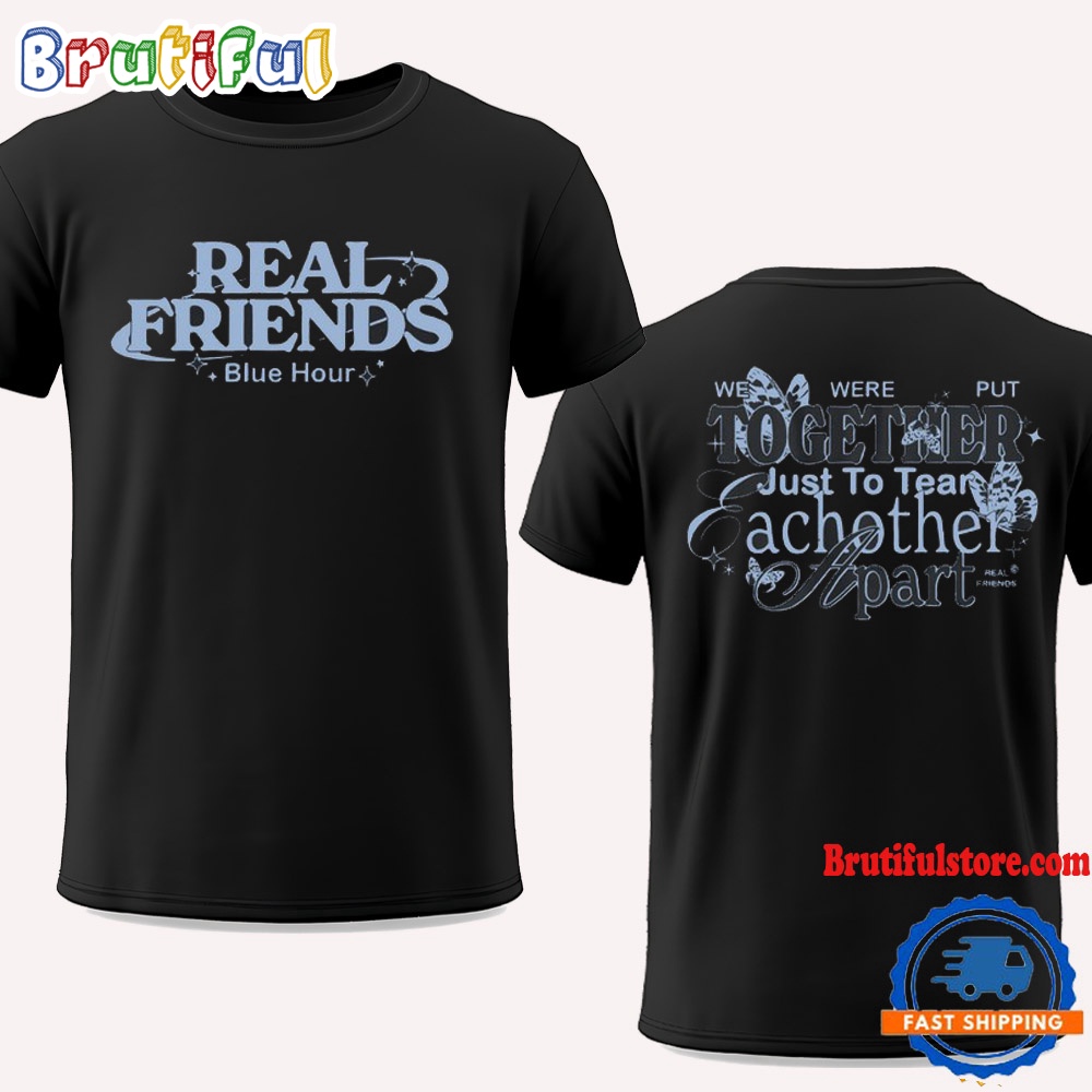 Real Friends Band The Butterfly We Were Put Together 2024 T Shirt