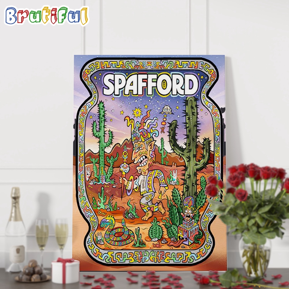 Spafford The Mystic Desert Lenticular AR Wakk Art Poster Canvas