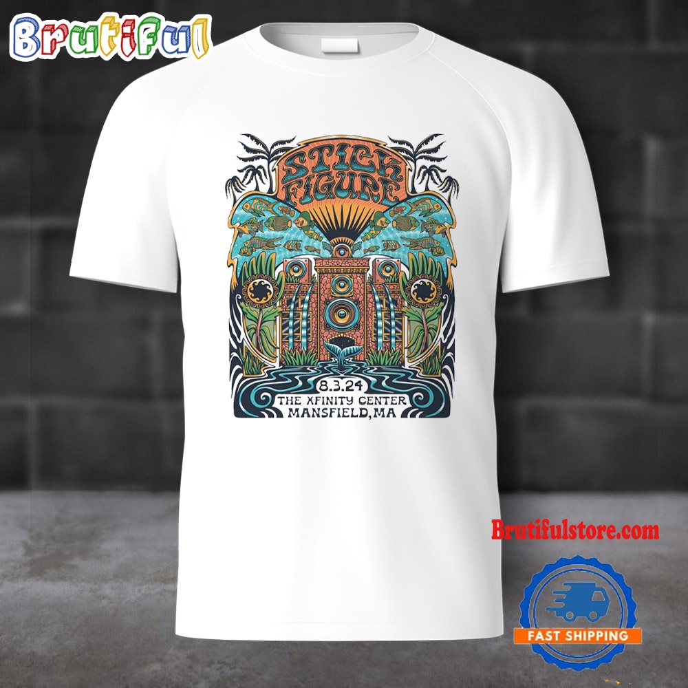 Stick Figure The Xfinity Center Mansfield MA August 3 2024 Event T Shirt