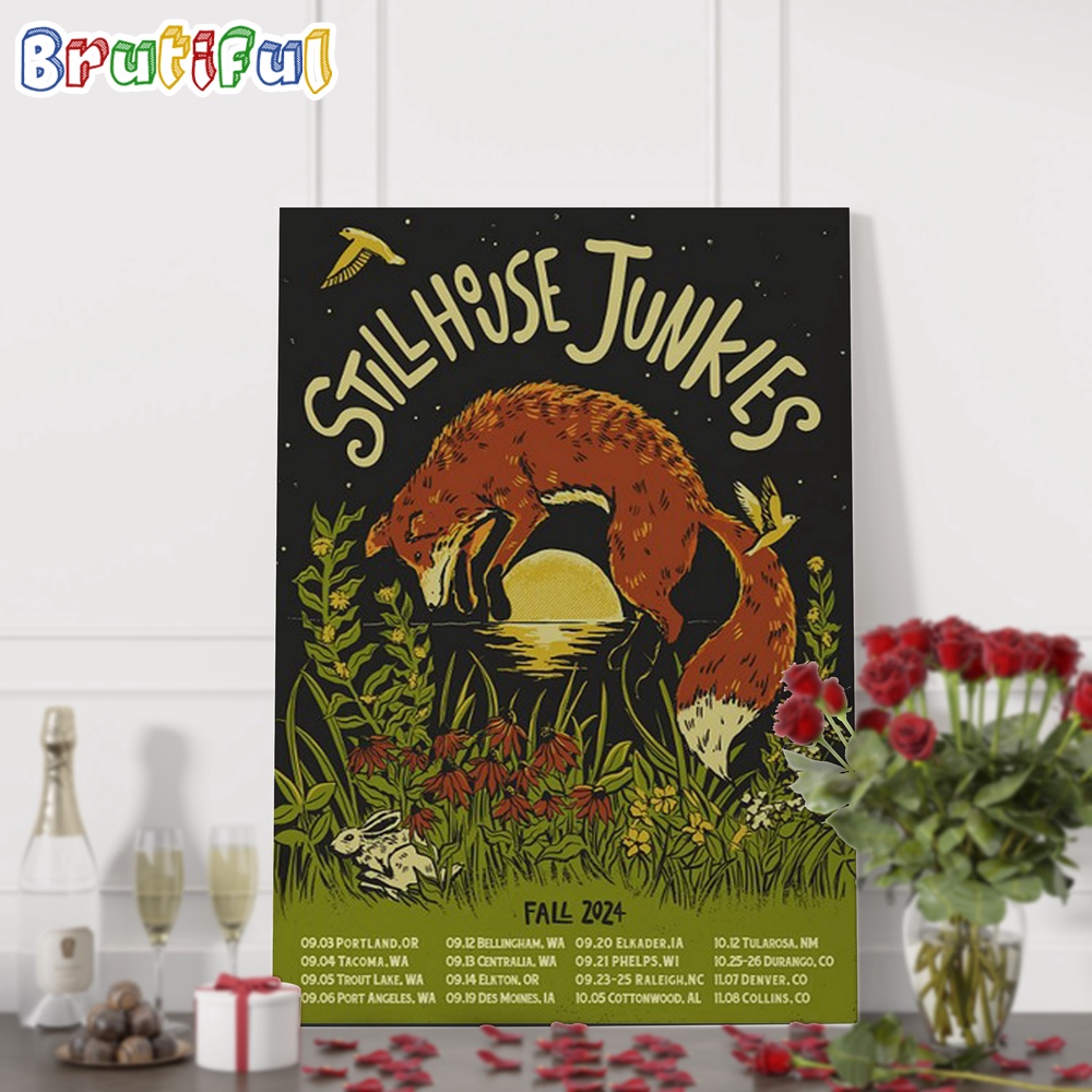 Stillhouse Junkies Fall Tour 2024 Wall Art Poster Canvas