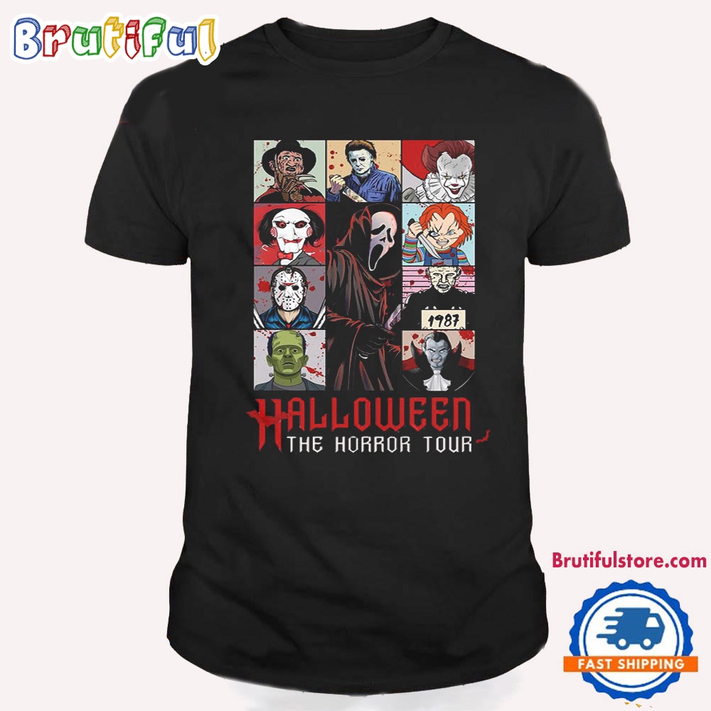 The Horror Character Movies Halloween Tour T Shirt 1