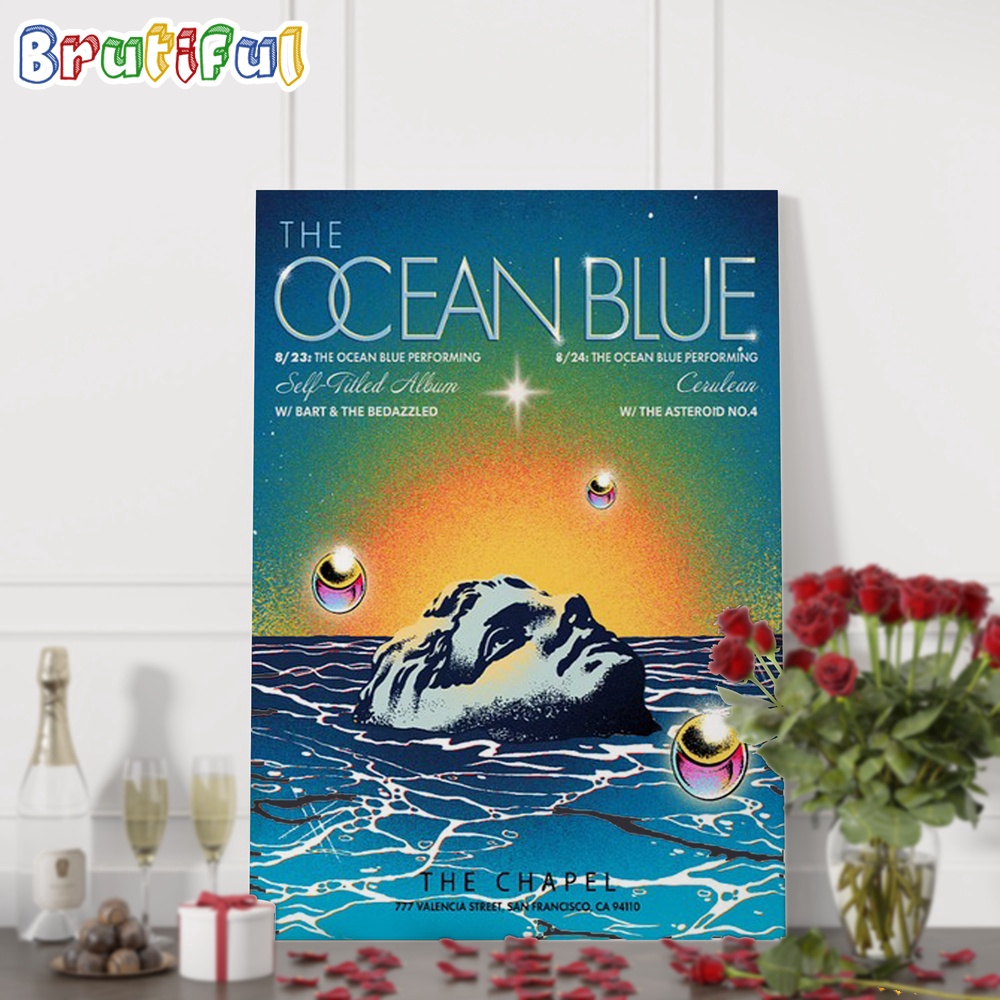 The Ocean Blue August 23 24 2024 San Francisco CA Event Wall Art Poster Canvas