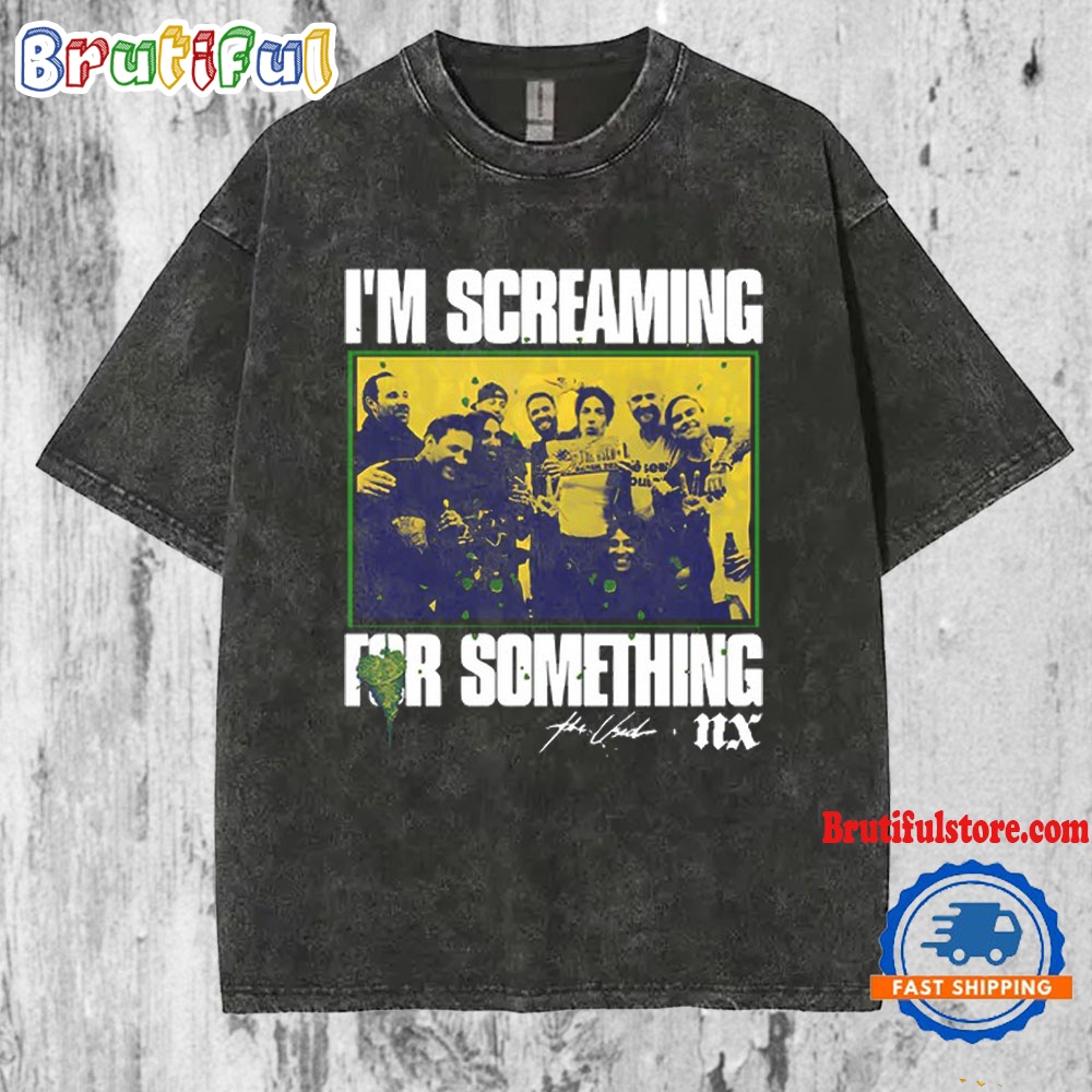 The Used Screaming For Something Graphics Design Mineral Wash T Shirt