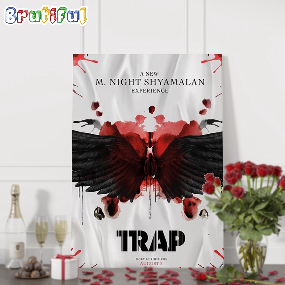 Trap Movie August 2 2024 A New MNight Shyamalan Experience Wall Art Poster Canvas