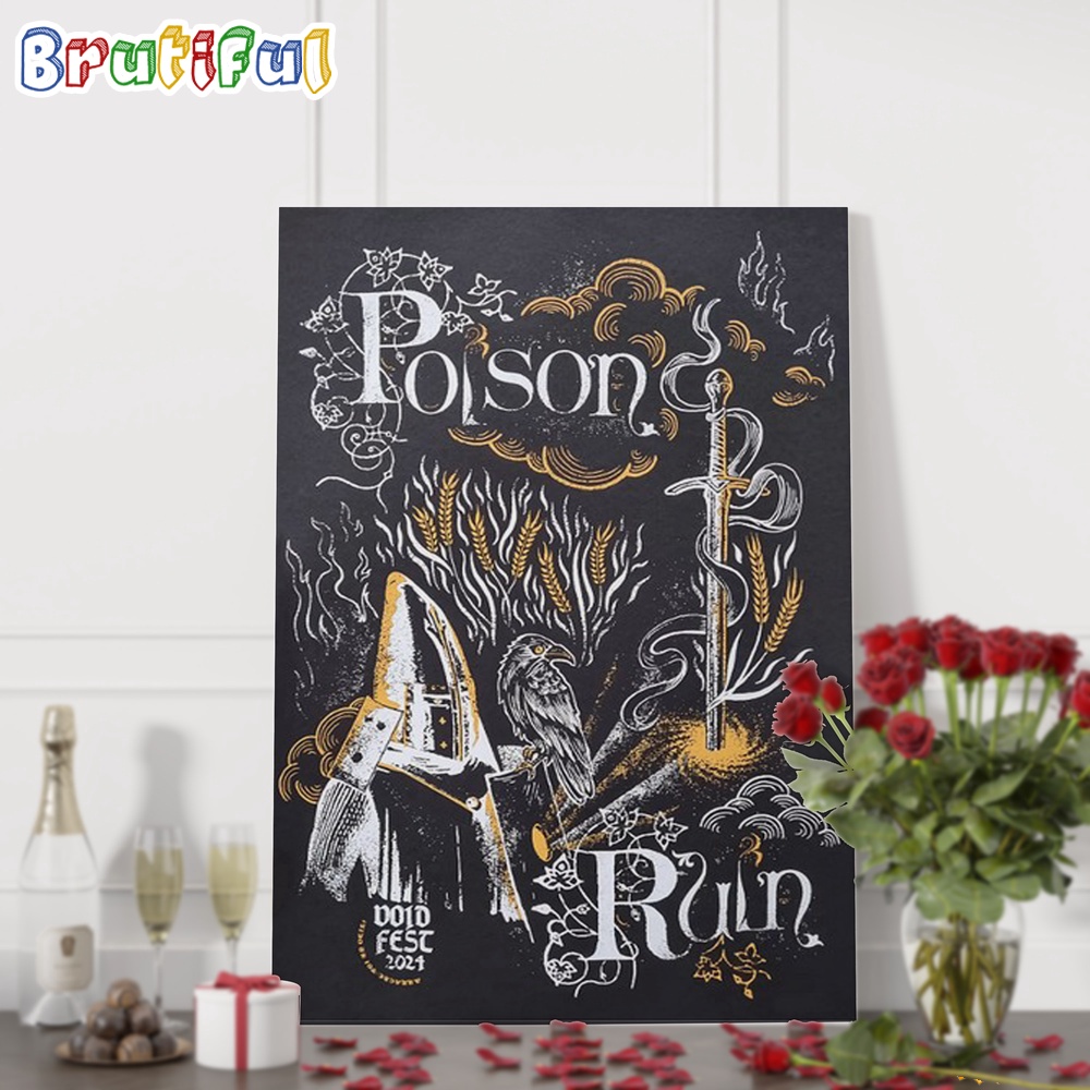 Void Festival Poison Ruin Void Area Waldmunchen August 9 10 2024 Wall Art Poster Canvas