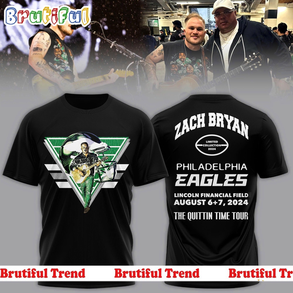 Zach Bryan Philadelphia Eagles The Quittin Time Tour 2024