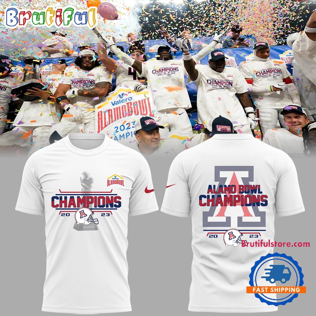 Arizona Wildcats Football Alamo Bowl Champions T Shirt