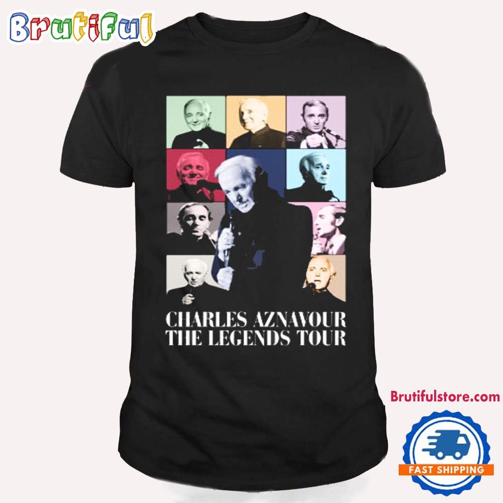 Charles Aznavour The Legends Tour T Shirt