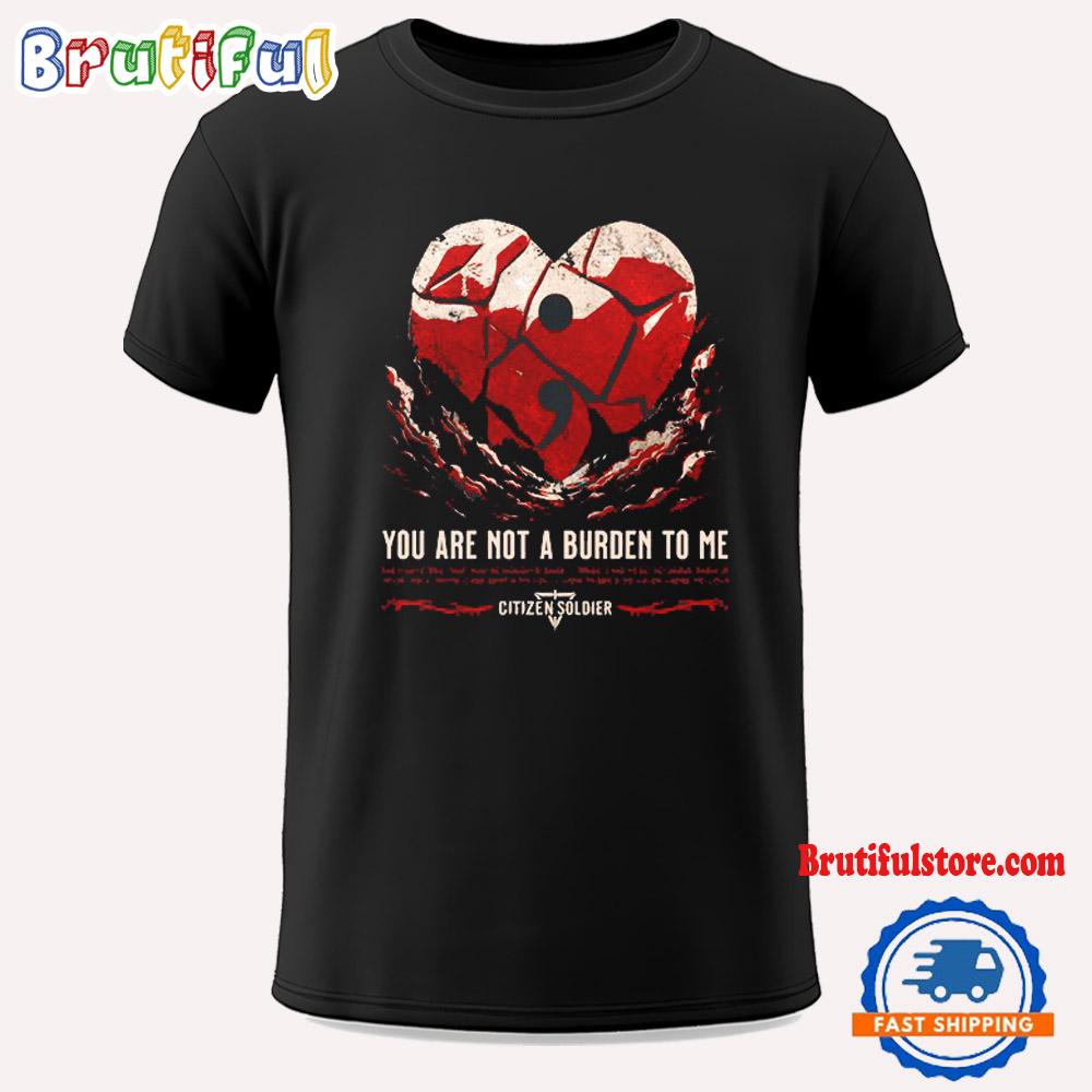 Citizen Soldier Band Burden 2024 T Shirt