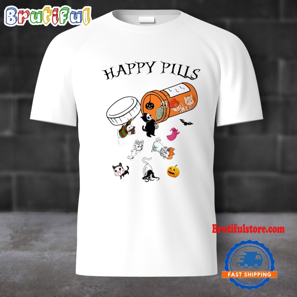 Happy Pills Halloween T Shirt