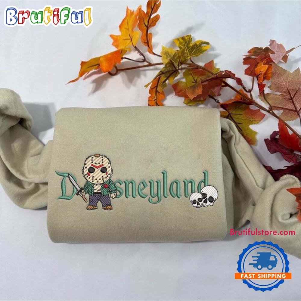 Horror Character Carry Knife Halloween Embroidered Sweatshirts