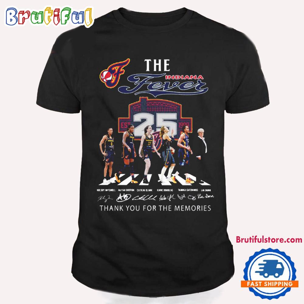 Indiana Fever 25 Season 1999-2024 Basketball T Shirt