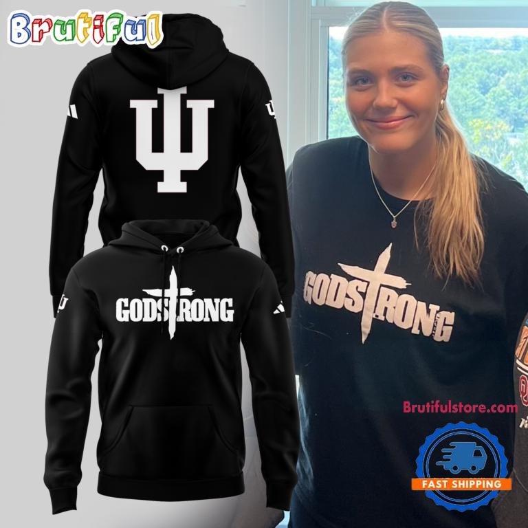 Indiana Hoosiers Basketball Godstrong Hoodie