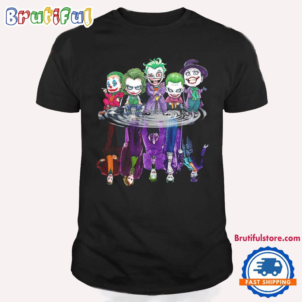 Joker Team Movies Graphics Chibi Print T Shirt