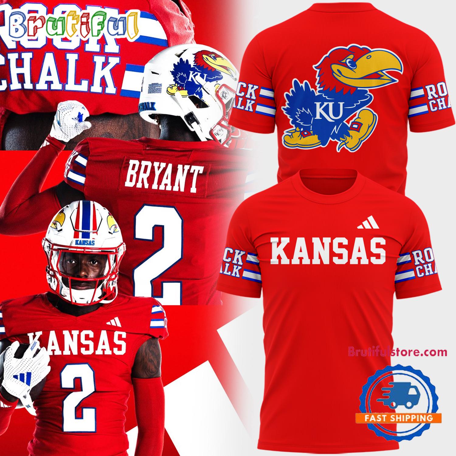 Kansas City Chiefs New Rock Chalk Version Soccer 2024 T Shirt