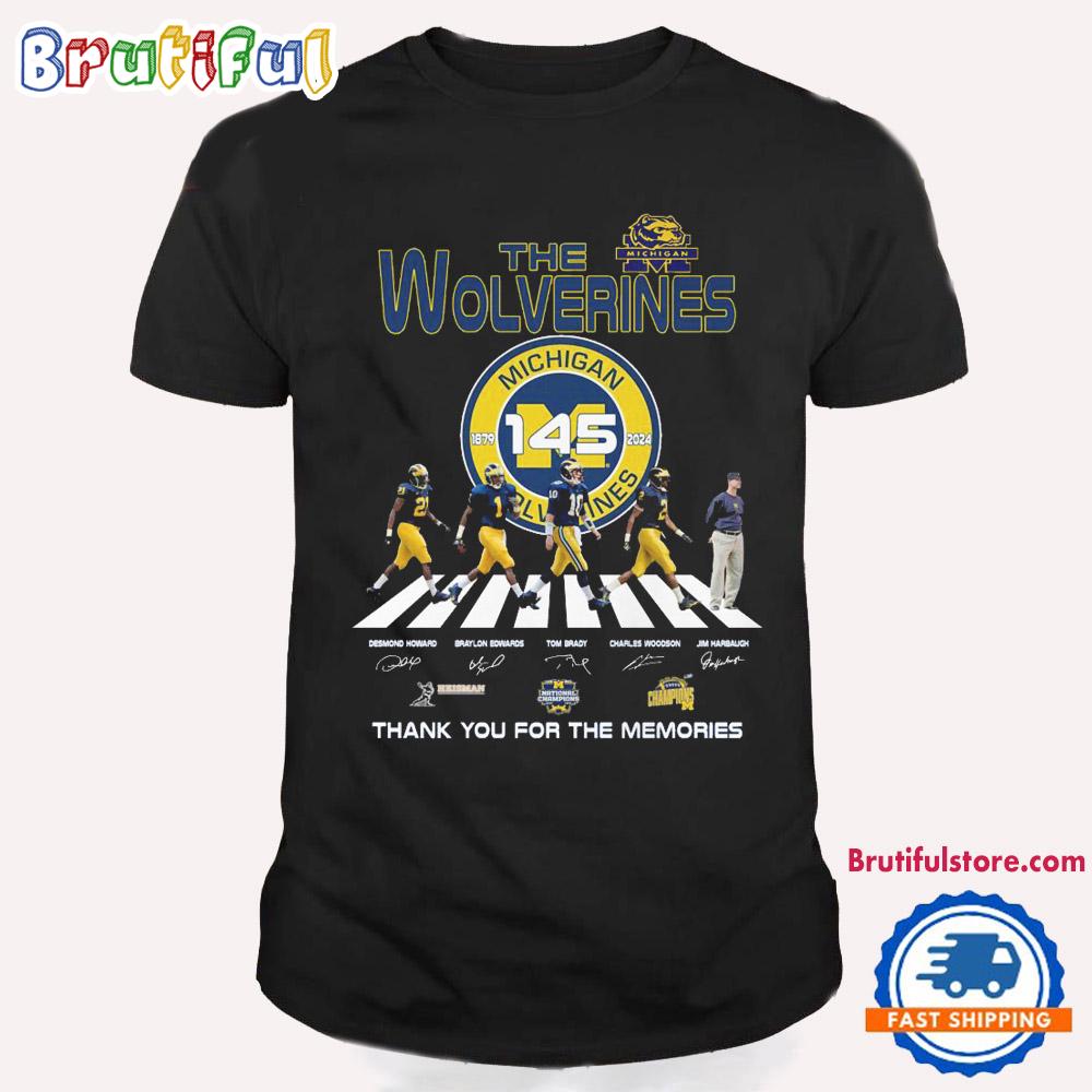 Michigan Wolverines 145 Season 1879-2024 T Shirt