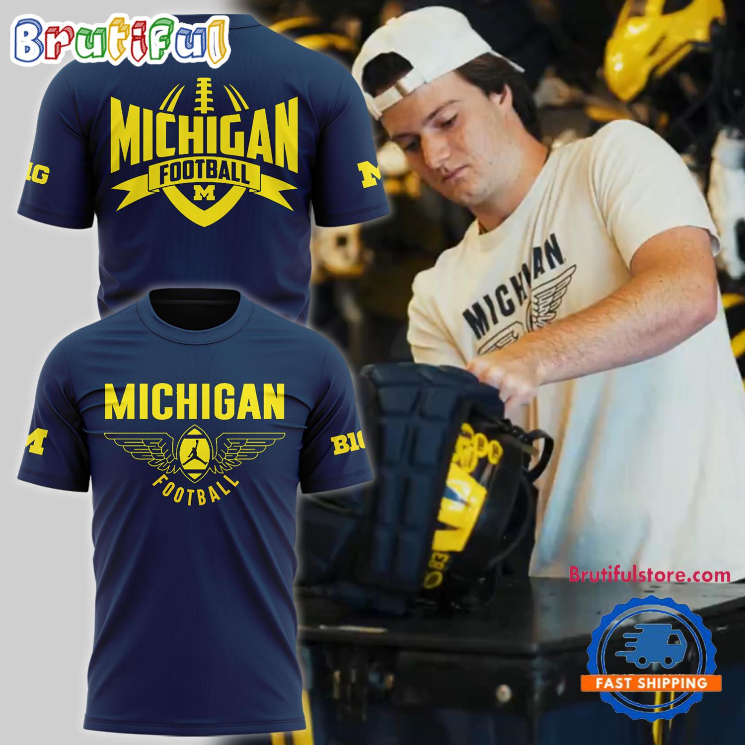 Michigan Wolverines Football 2024 All Over Print Shirt