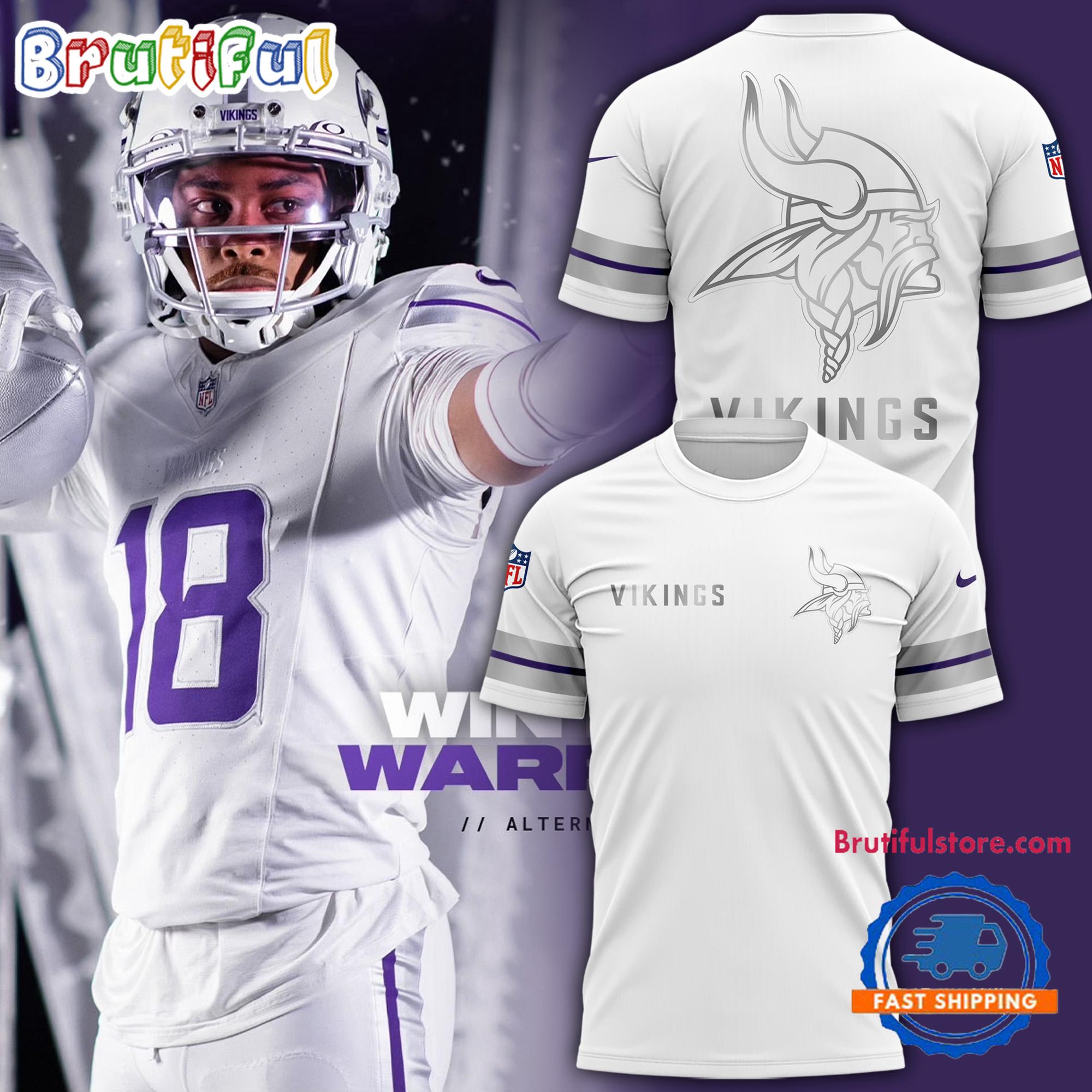 Minnesota Vikings 2024 NFL Winter Warrior T Shirt