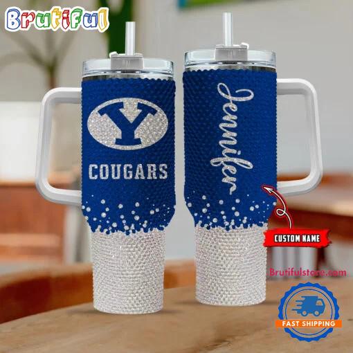 NCAA BYU Cougars Personalized Stanley Diamond Tumbler 40oz