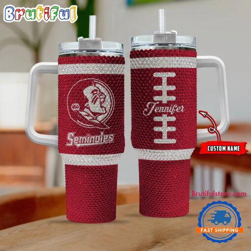 NCAA Florida State Seminoles Personalized Stanley Diamond Tumbler 40oz