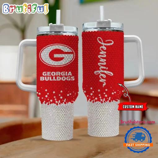 NCAA Georgia Bulldogs Personalized Stanley Diamond Tumbler 40oz