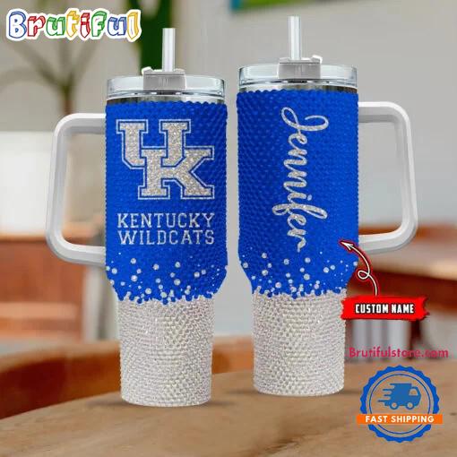 NCAA Kentucky Wildcats Personalized Stanley Diamond Tumbler 40oz