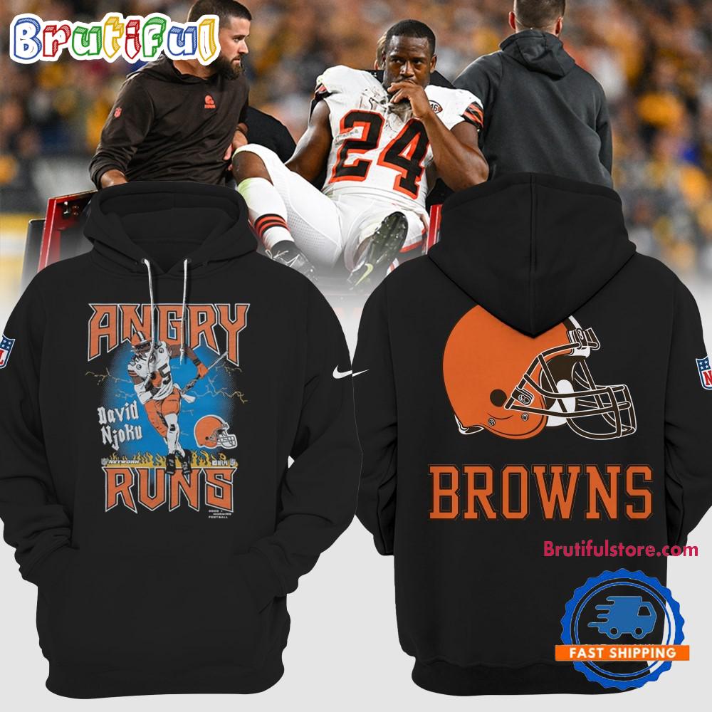 NFL Cleveland Browns Angry Runs Hoodie