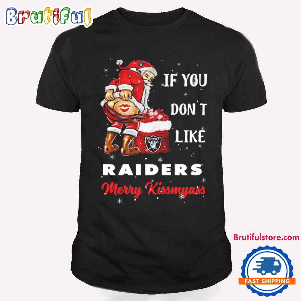 NFL Las Vegas Raiders Special Santa Claus Merry Christmas T Shirt