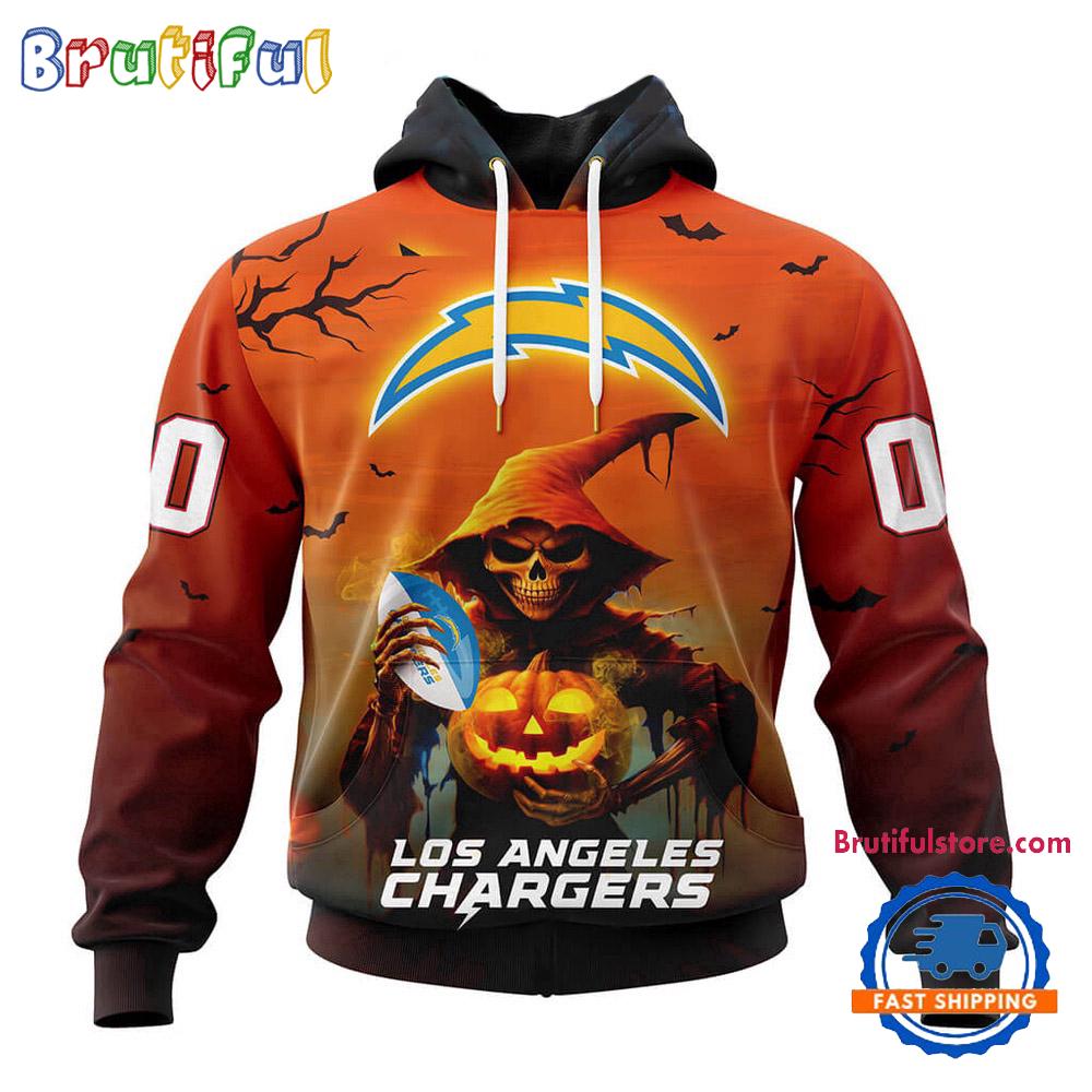 NFL Los Angeles Chargers Ghost Witches Halloween Custom Hoodie