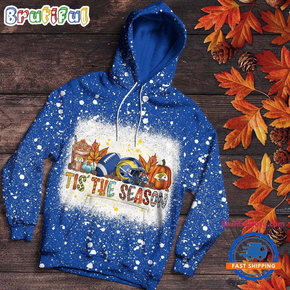 NFL Los Angeles Rams Tis The Season Special Pumpkin Halloween Hoodie Shirt