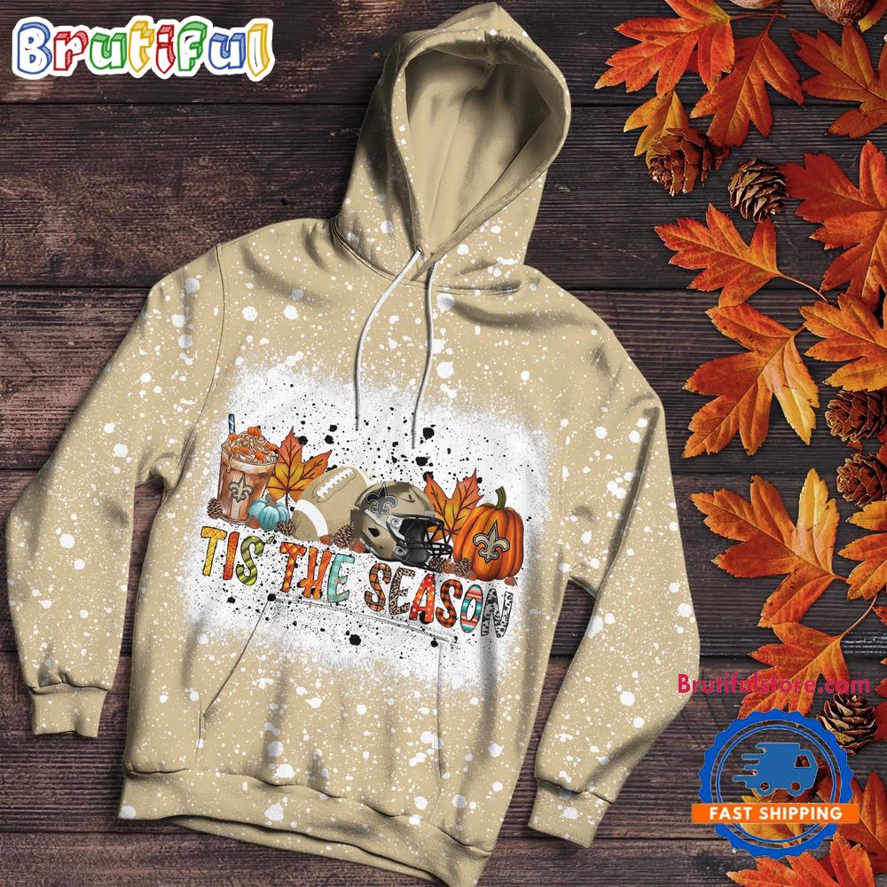 NFL New Orleans Saints Tis The Season Special Pumpkin Halloween Hoodie Shirt